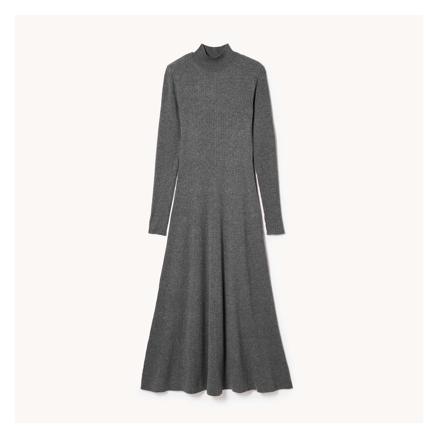 Gray long sleeve sweater dress on sale